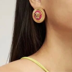 Versace Medusa Pink Earrings